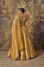 Gold Zardozi Lehenga Set