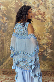 Powder Blue Farsi Salwar and Kurta Set
